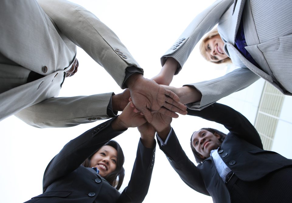 group huddle